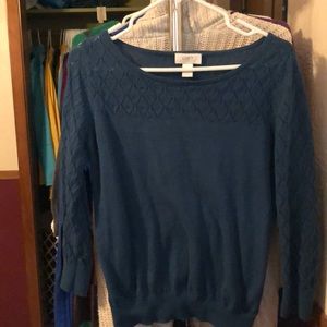Dark teal sweater